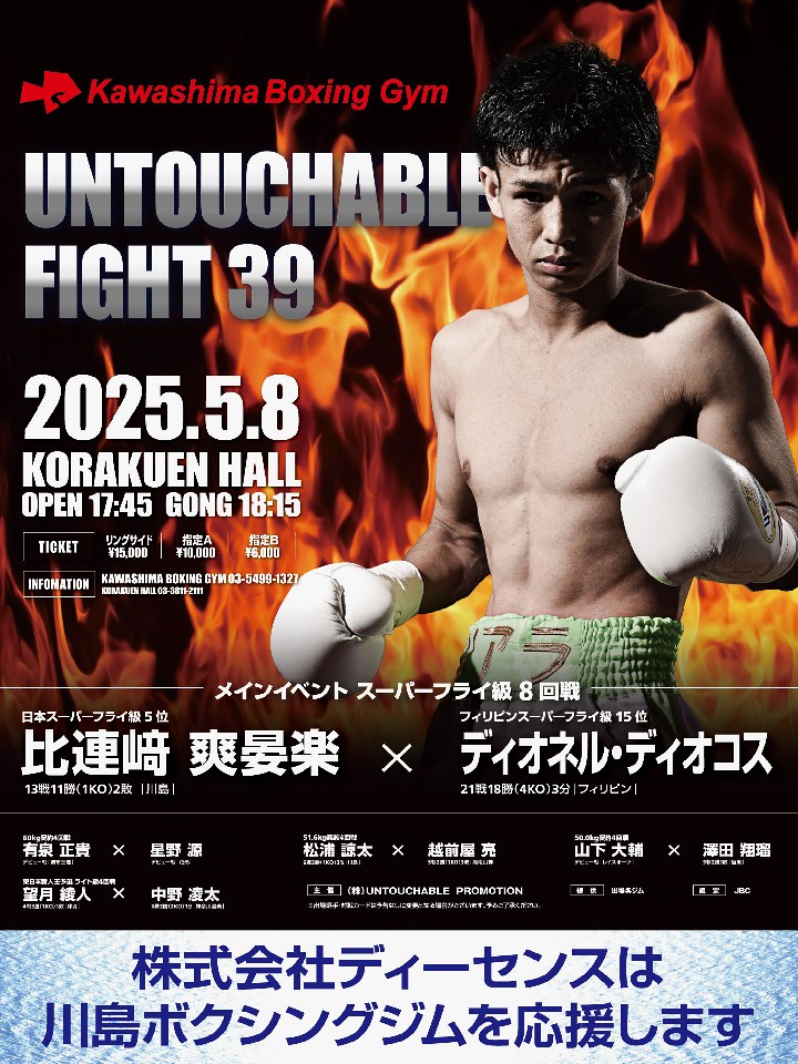 5/8(木)後楽園ホール