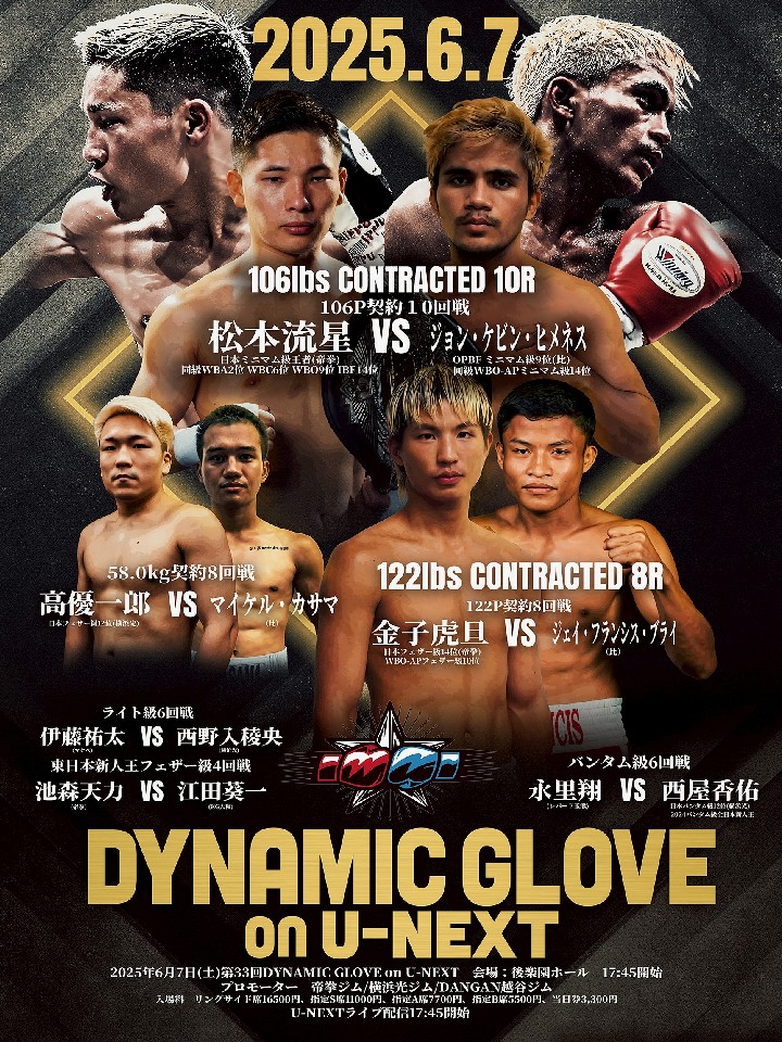 6/7(土)後楽園ホール