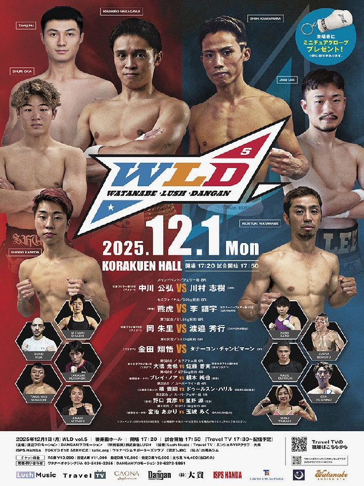 12/1(月)後楽園ホール