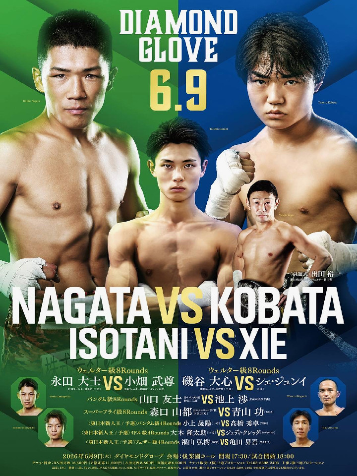 6/9(火)後楽園ホール